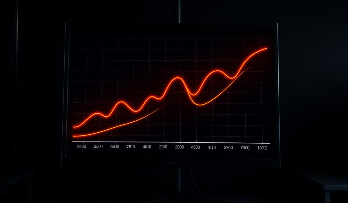 Gráfico de dinamômetro com curva de potência